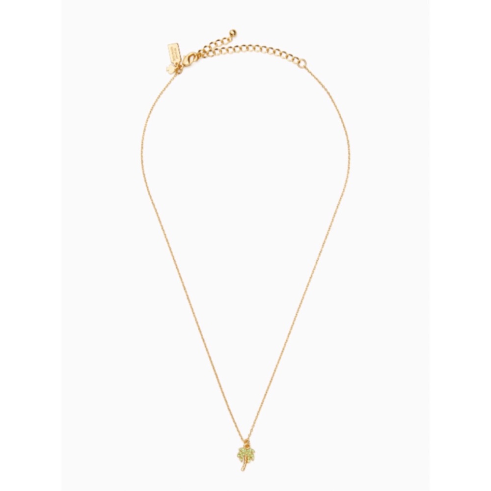 Kate Spade California Dreaming Palm Tree Necklace - Picture 3 of 3